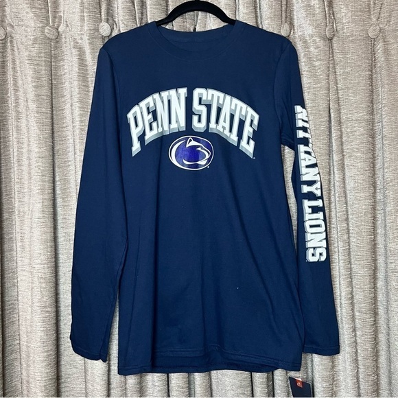 NWT Fanatics Penn State Logo Long Sleeve Tee Shirt Size Small - Picture 2 of 12